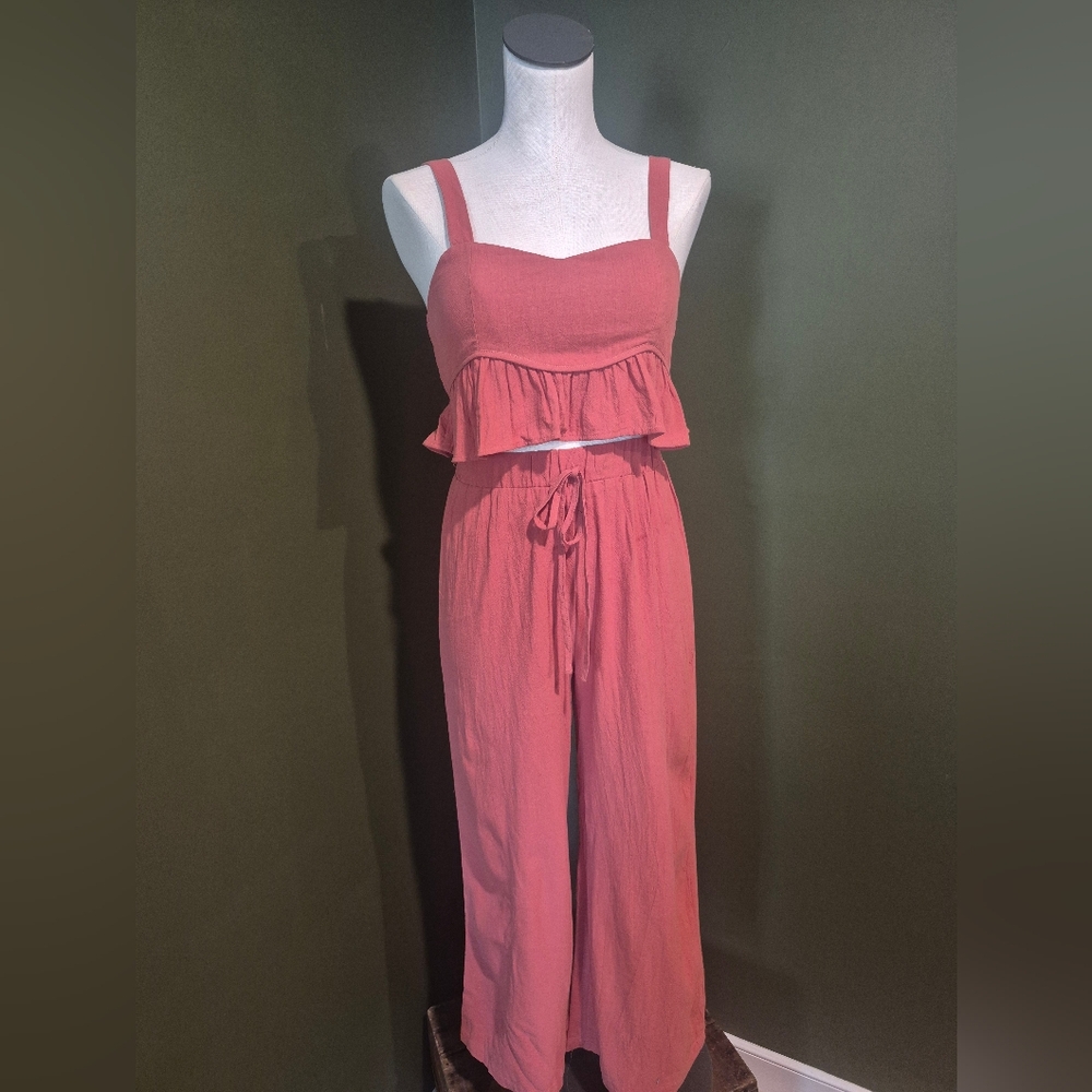 Women's Rust Color 2pc Outfit